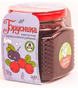 Варенье брусника с черноплодной рябиной Мама Карелия 250г - фото 20245