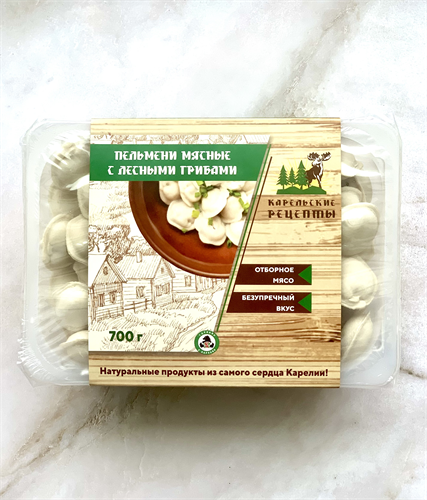 Пельмени Карельские рецепты, Карельские мясные с грибами 700г - фото 21091