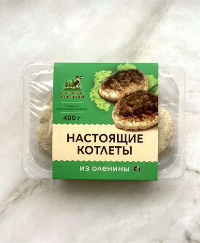 Котлеты Карельские рецепты из оленины 400г - фото 21093
