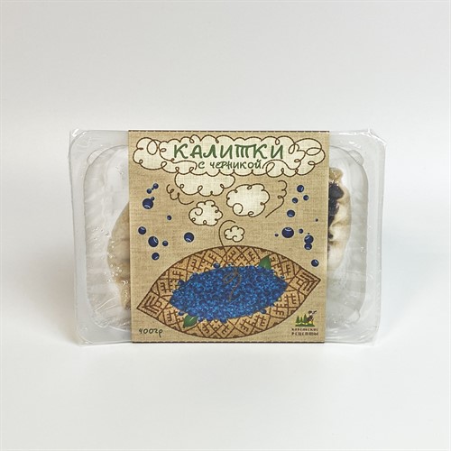 Калитки с черникой 400г Карельские рецепты - фото 21171