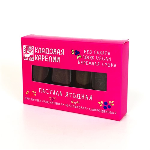 Пастила ягодная набор Кладовая Карелии (4*25гр) - фото 21229