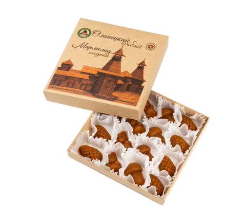 Мармелад ягодный Олонецкий особый из морошки 140г - фото 21688