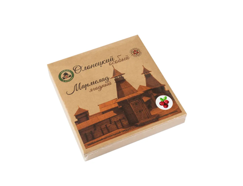 Мармелад ягодный Олонецкий особый из брусники 140г - фото 21693