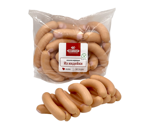 Сосиски из индейки н/о МИТ Стар - фото 21708