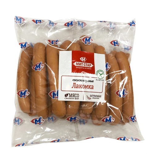 Сосиски вареные Лакомка (Мит Стар) - фото 21724