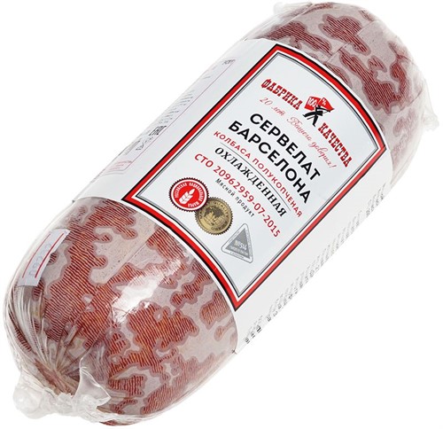 Колбаса п/к Сервелат Барселона (Аркадия) - фото 21811