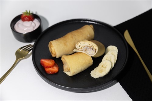 Блинчики с риккотой бананом.400гр Testo-myaso - фото 21839