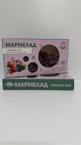 Мармелад Таежный Сбор из карельских ягод и трав 150 гр - фото 23835