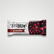 Пастила Eco hrum без сахара, клюква 20 грамм