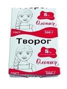 Творог 5% Олония фольга 200г БЗМЖ