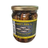 Ряпушка Онежская отборная, копченая в масле 500г
