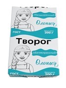 Творог 0% Олония обезжиренный фольга 200г БЗМЖ