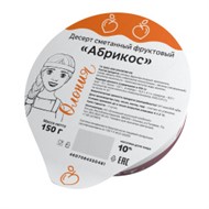 Десерт сметанный фруктовый (абрикос) 150г БЗМЖ