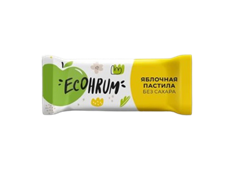 Пастила Eco hrum без сахара, яблочная 20 грамм