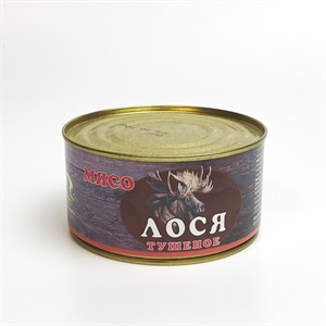 Мясо Лося тушеное ж/б 325г