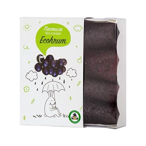 Пастила Eco hrum без сахара, черная смородина 40 грамм