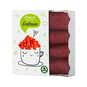 Пастила Eco hrum без сахара, малина 40 грамм