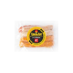 Колбаски "Финские"полуфабрикат мясной рубленый в оболочке "от Стрелы" 400г