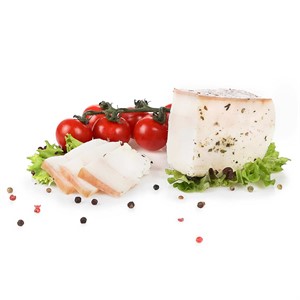 Сало с чесноком